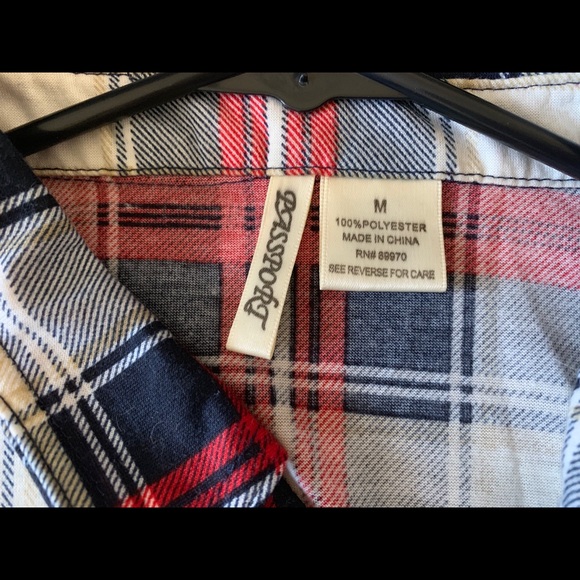 Passport Plaid Button Down Shirt - Picture 4 of 6